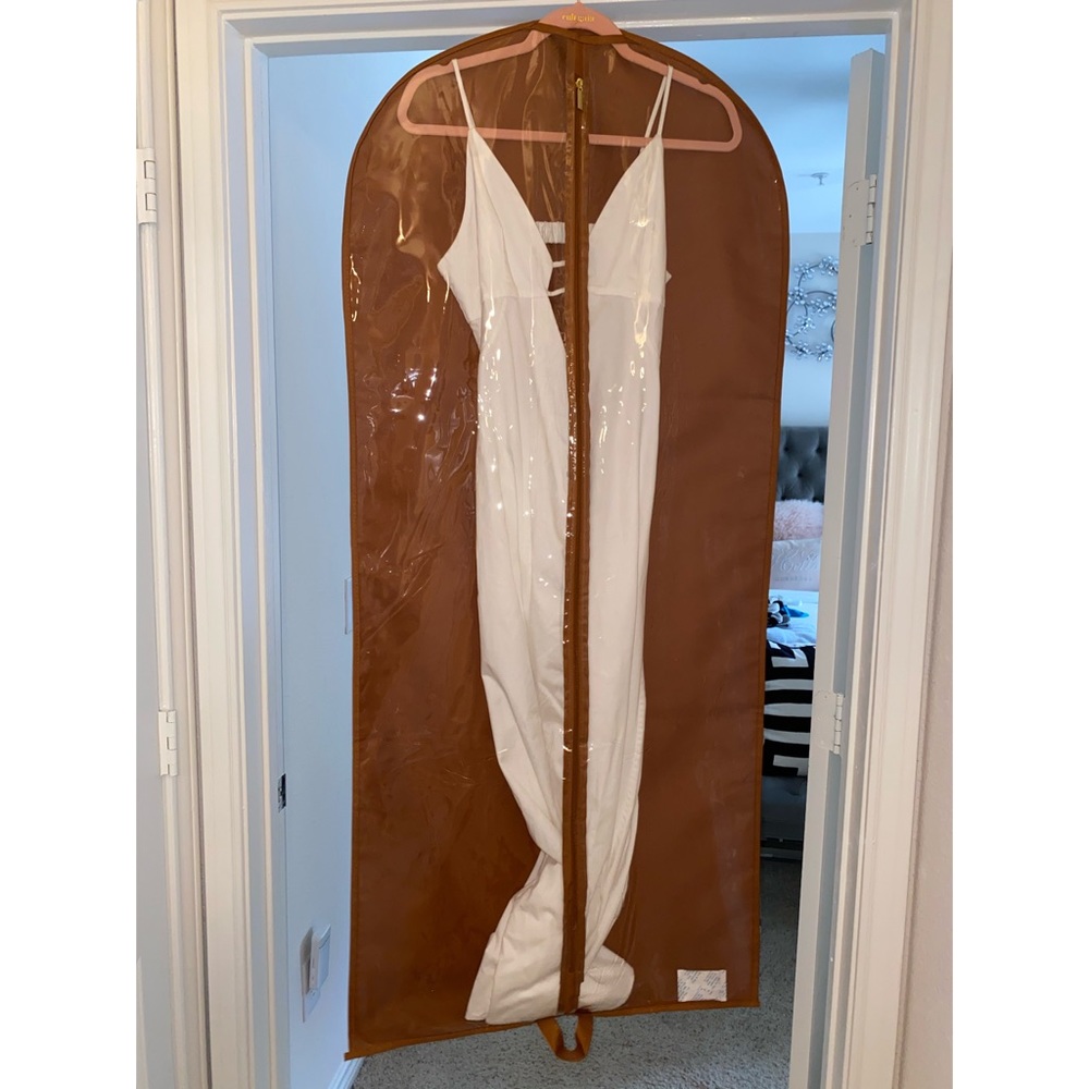 CULT GAIA OFF WHITE MYRIUM MIDI COTTON DRESS - Picture 6 of 9